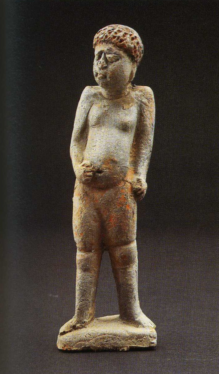 Figurine depicting an African woman found in the tomb of a lady buried in Chang'an (now Xi'an), China, in 850.